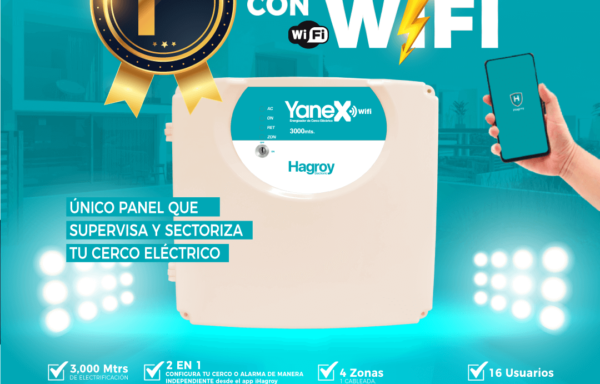 Kit Generador Cerca Eléctrica Yanex-Wifi