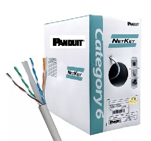 Rollo de Cable 305m UTP Panduit Netkey Cat6 LSZH Azul